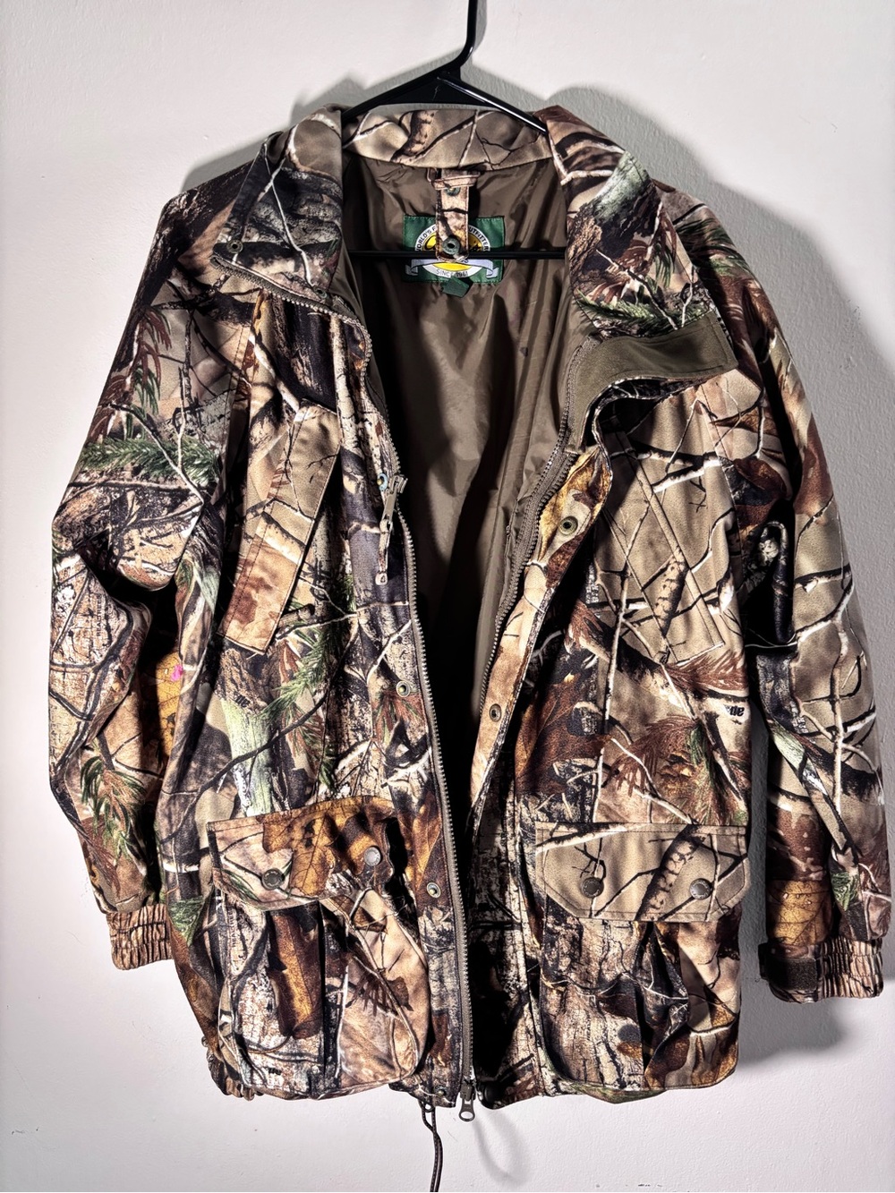 Cabela's Realtree Camo Field Jacket - Brown/Green